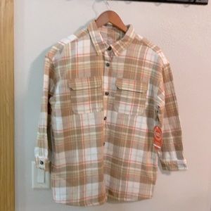 NWT Wonder Nation Shacket L 10-12 Plus